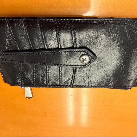 Hobo Black carte card case thin credit card wallet